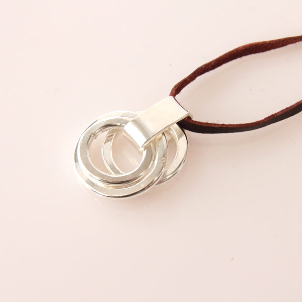 TRIO NECKLACE BROWN