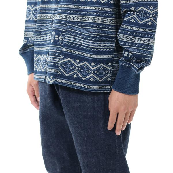 PO HOOD-LONG SLEEVE-KNIT COTTON