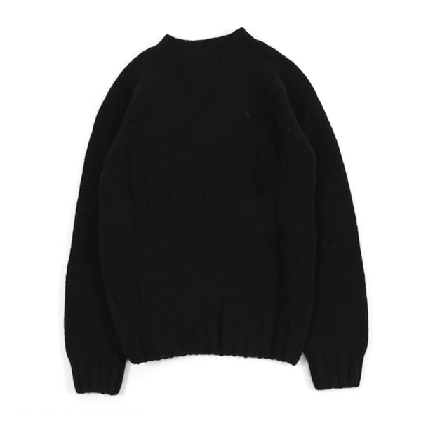 Crew Neck Flat Stitch Heavy Shetland