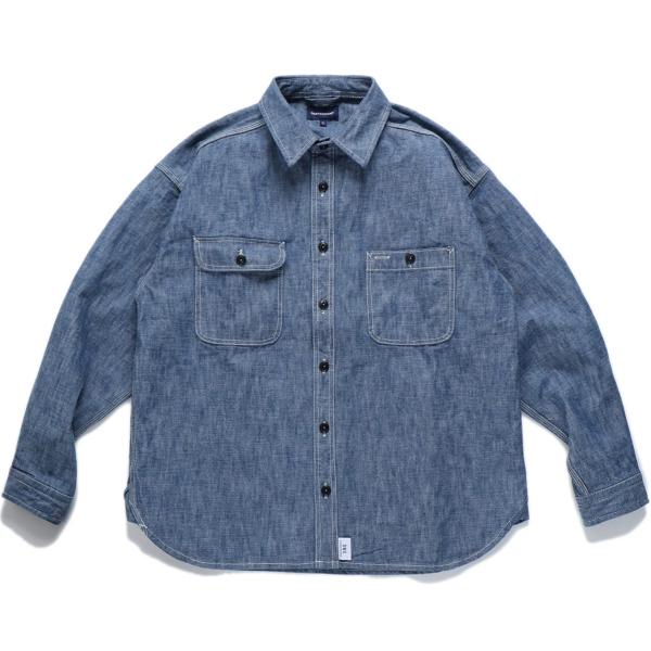 CK CHAMBLAY LS SHIRT INDIGO