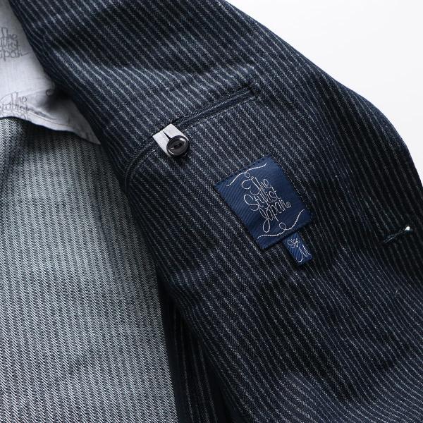 STRIPE DENIM JACKET NAVY