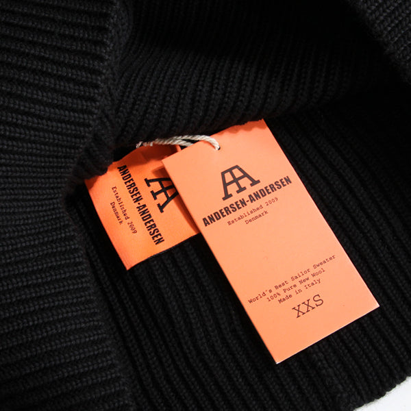 THE NAVY CREW NECK-BLACK-