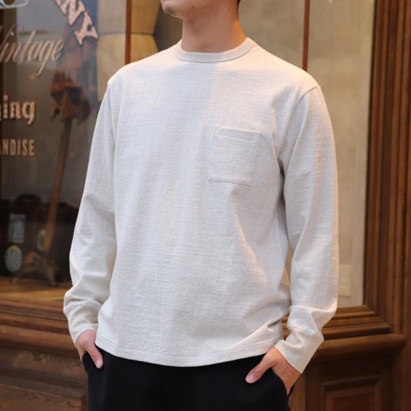 ROYAL POCKET L/S T-SHIRTS OATMEAL