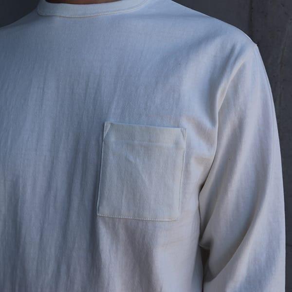 ROYAL POCKET L/S T-SHIRTS WHITE