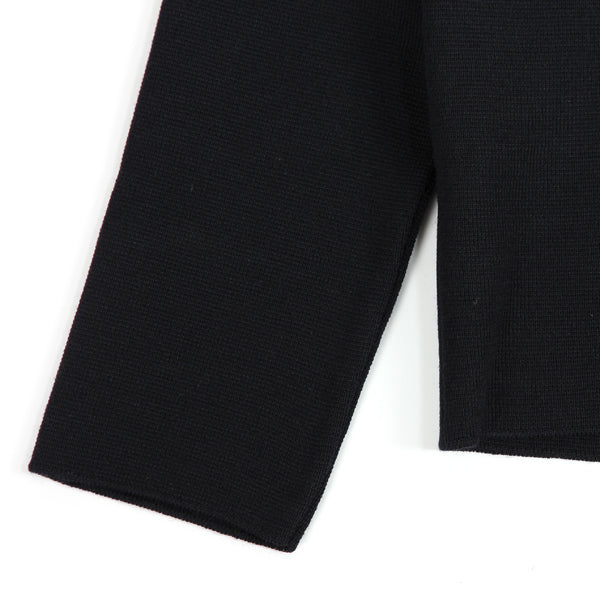 ウールボタンパーカー NAVY