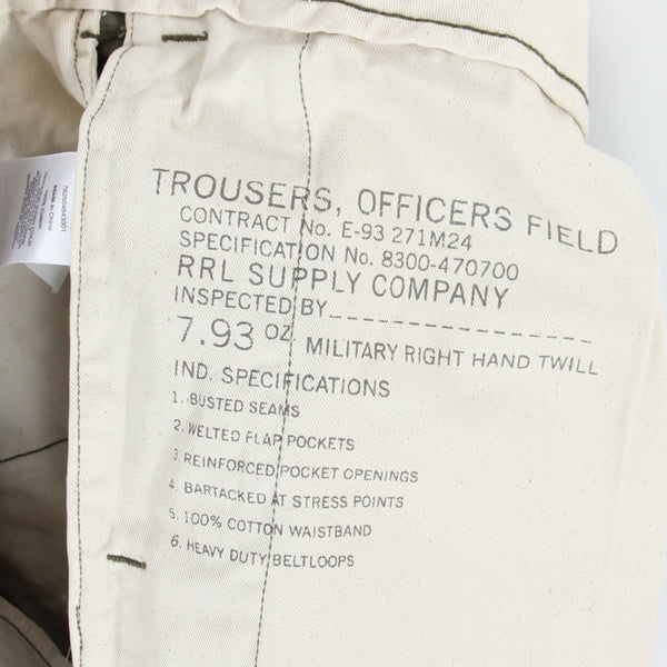 OFFICERS FLAT FRONT CHINO