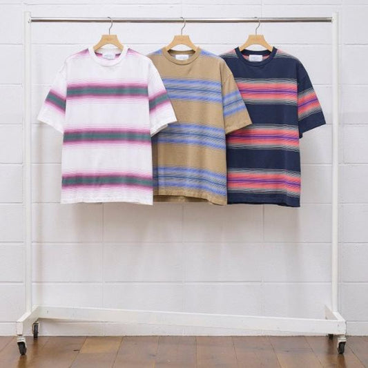 US2187 Ombre border short sleeve t-shirt