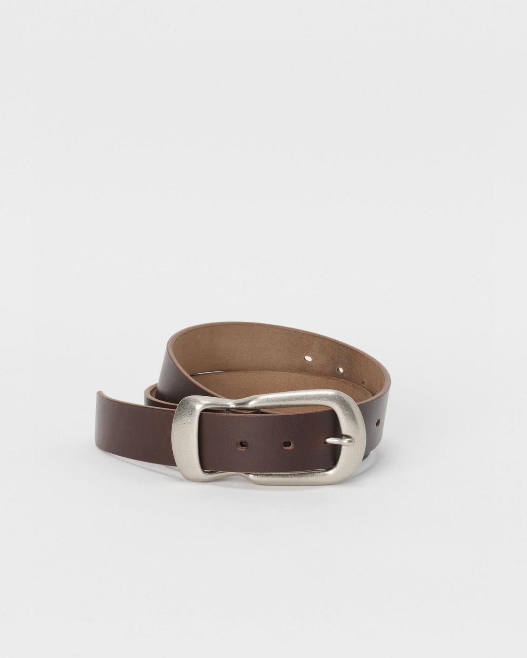 Settler's belt 35mm DARK BROWN/AS