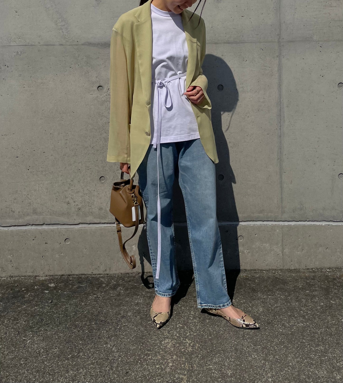 Belted No Sleeve Tee