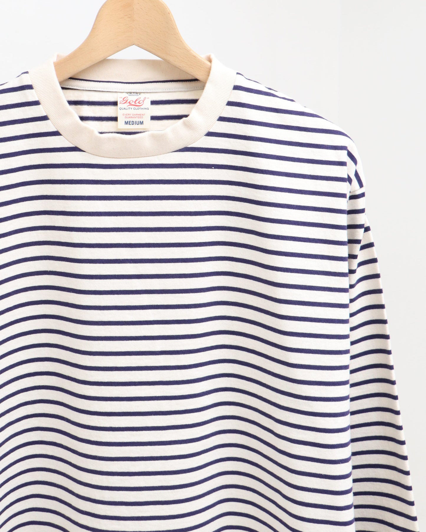 ORGANIC COTTON BORDER L/S T-SHIRT 69101