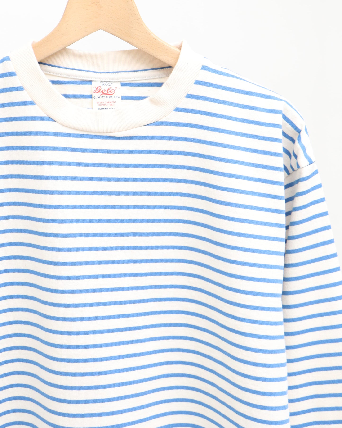ORGANIC COTTON BORDER L/S T-SHIRT 69101
