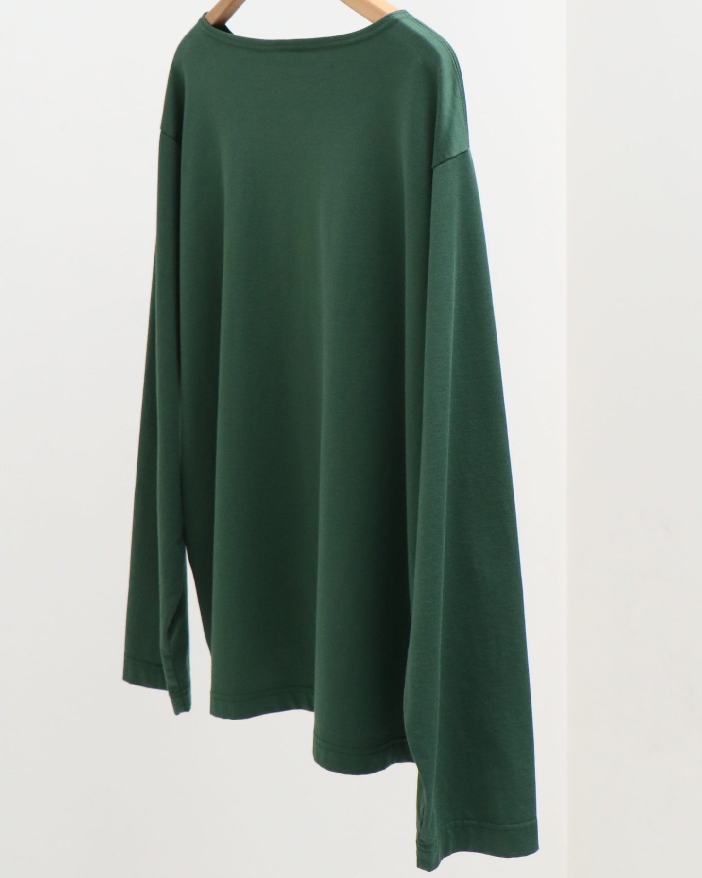 SUPIMA GAUGE SWEAT BOAT NECK L/S SHIRT 68880