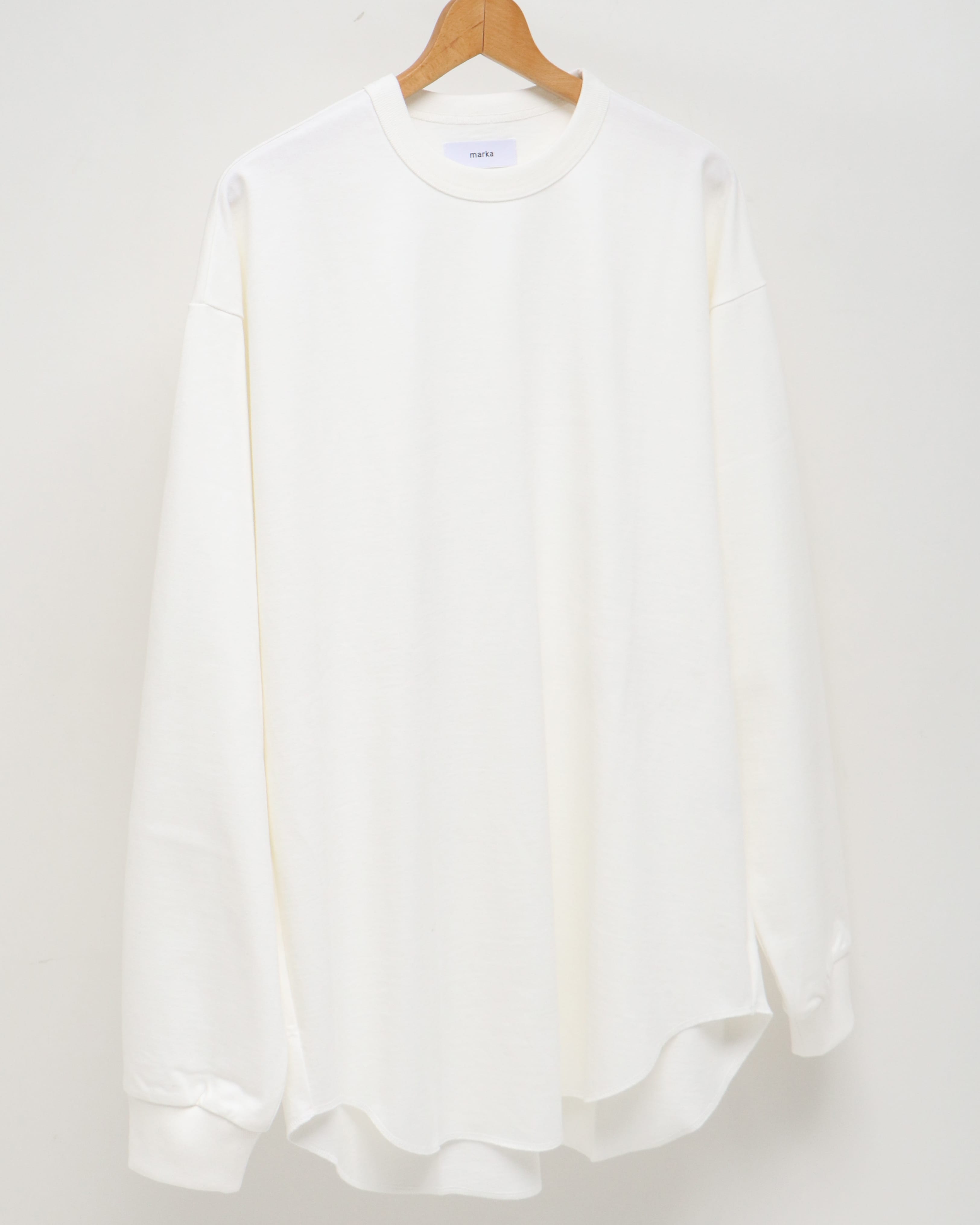 BASE BALL TEE L/S WHITE