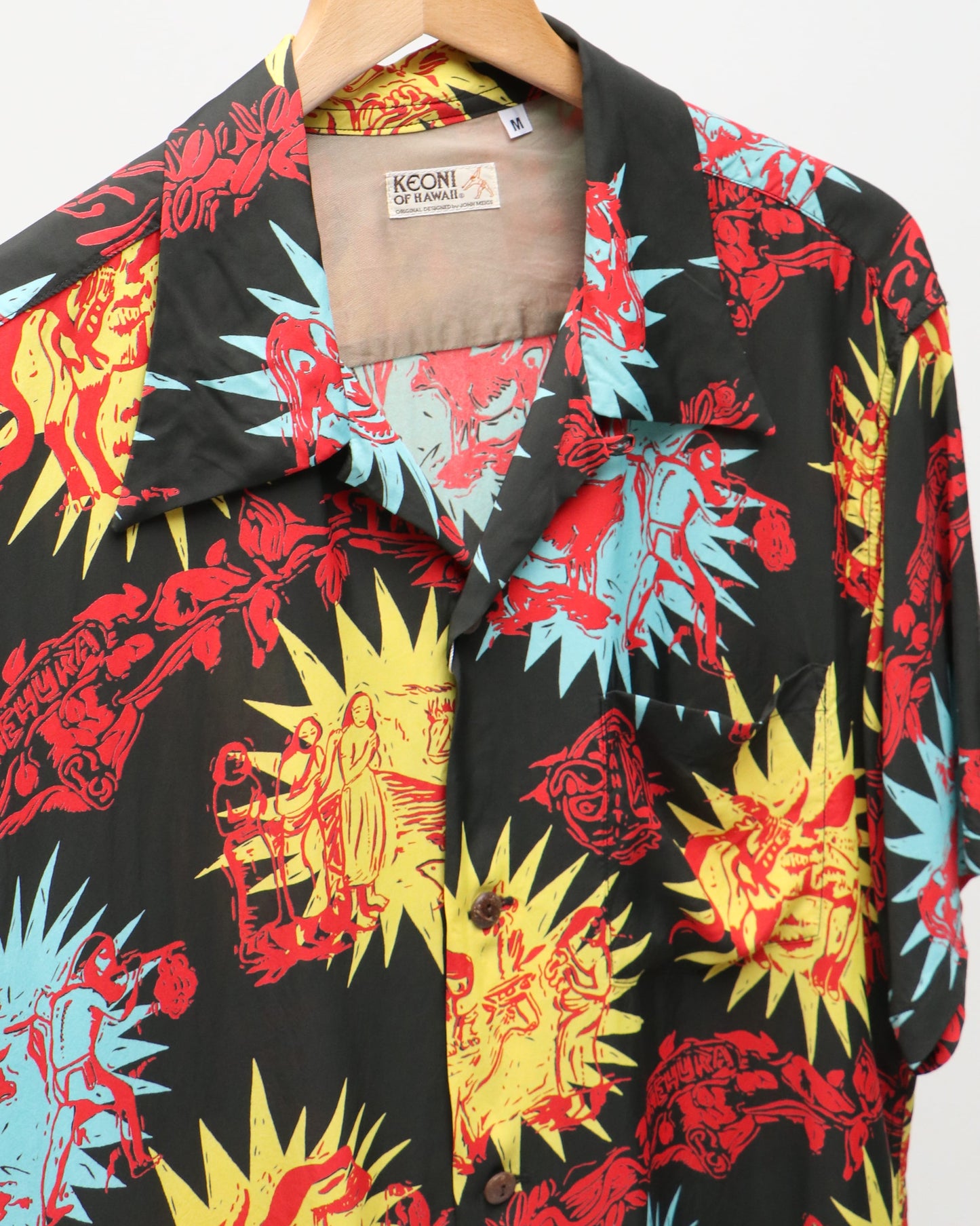 KEONI OF HAWAII “GAUGUIN WOODCUT III(3)” by JOHN MEIGS SS38466