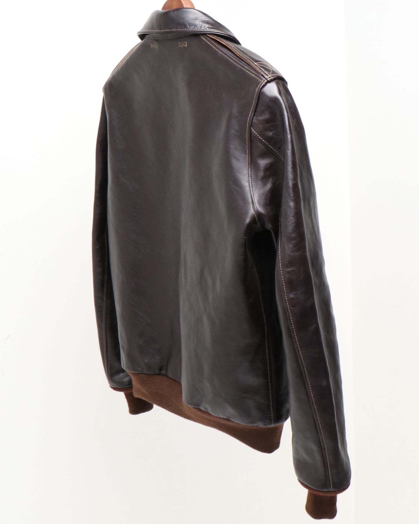 TYPE A-2 ROUGH WEAR CLOTHING CO. DARK SEAL BROWN