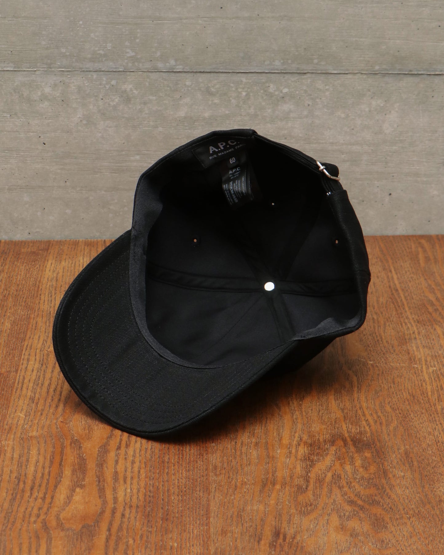 CHARLIE DENIM CASQUETTE BLACK