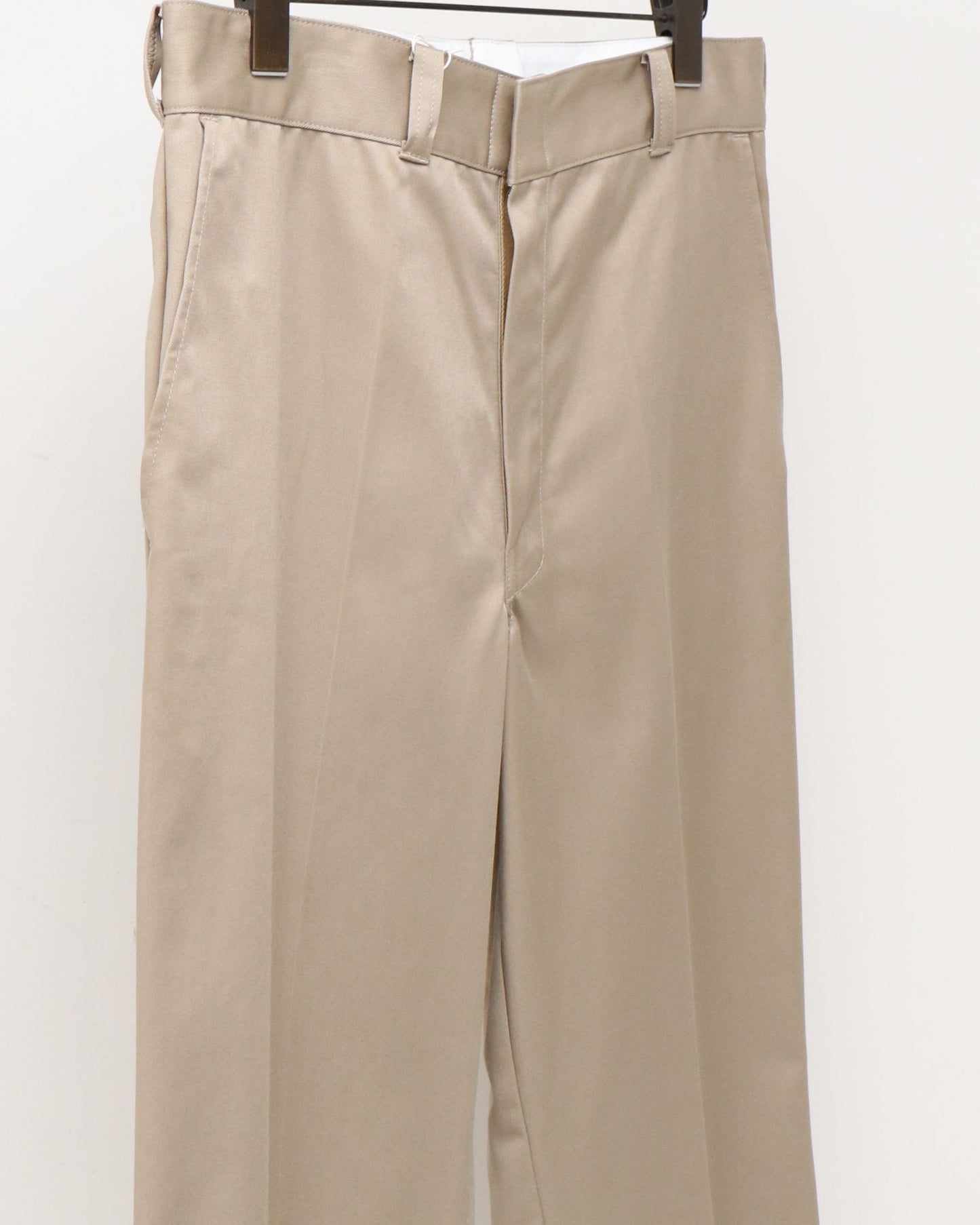 スビンコットン ポリエステルツイル ワークパンツ BEIGE