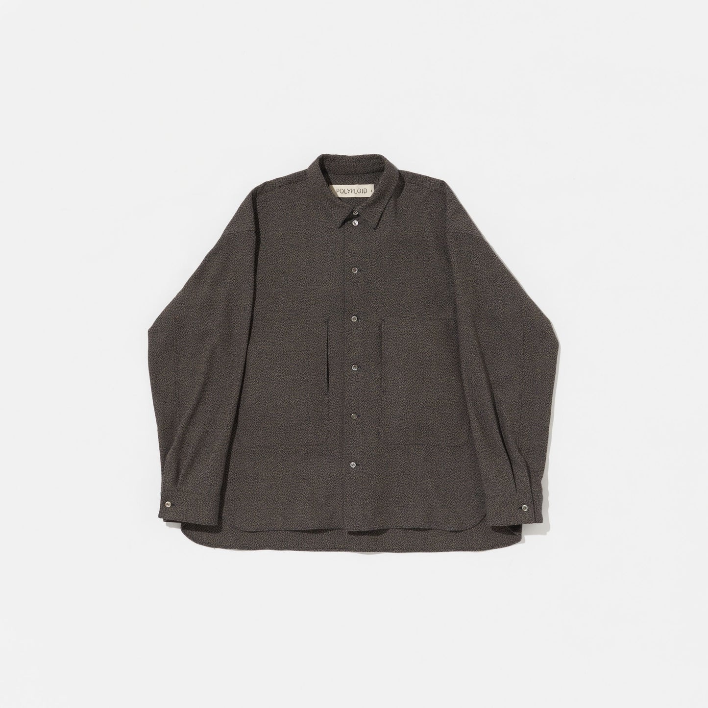 SHIRT JACKET B BROWN