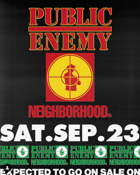 【TAT 2階】   NEIGHBORHOOD × PUBLIC ENEMY 9月23日 土曜日 12:00 発売開始。