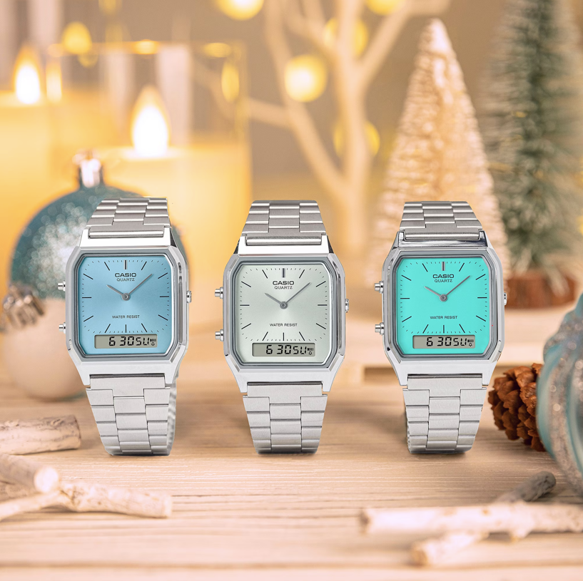 期間現在値下げ【新品未使用】生産終了CASIO AQ-230A-2A1 腕時計 生産 
