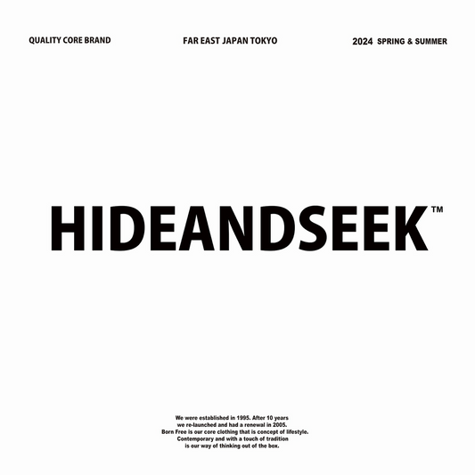 【TAT 2階】   HIDE AND SEEK 4月27日 土曜日 発売。
