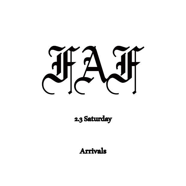 【TAT 1階】 Fake As Flowers 2月3日 土曜日 発売。