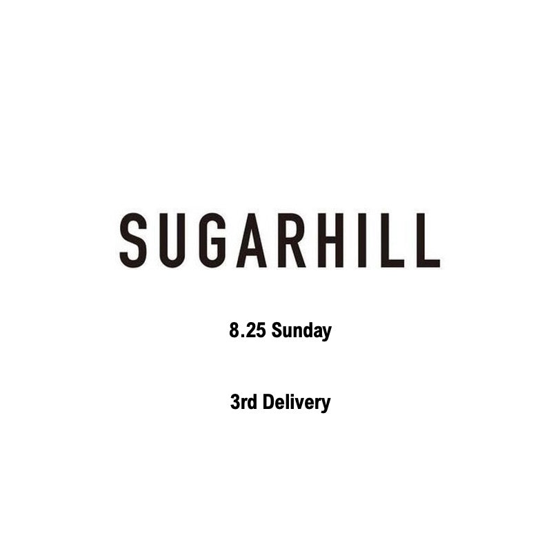 【TAT 1階】   SUGARHILL 8月25日 日曜日 発売開始。