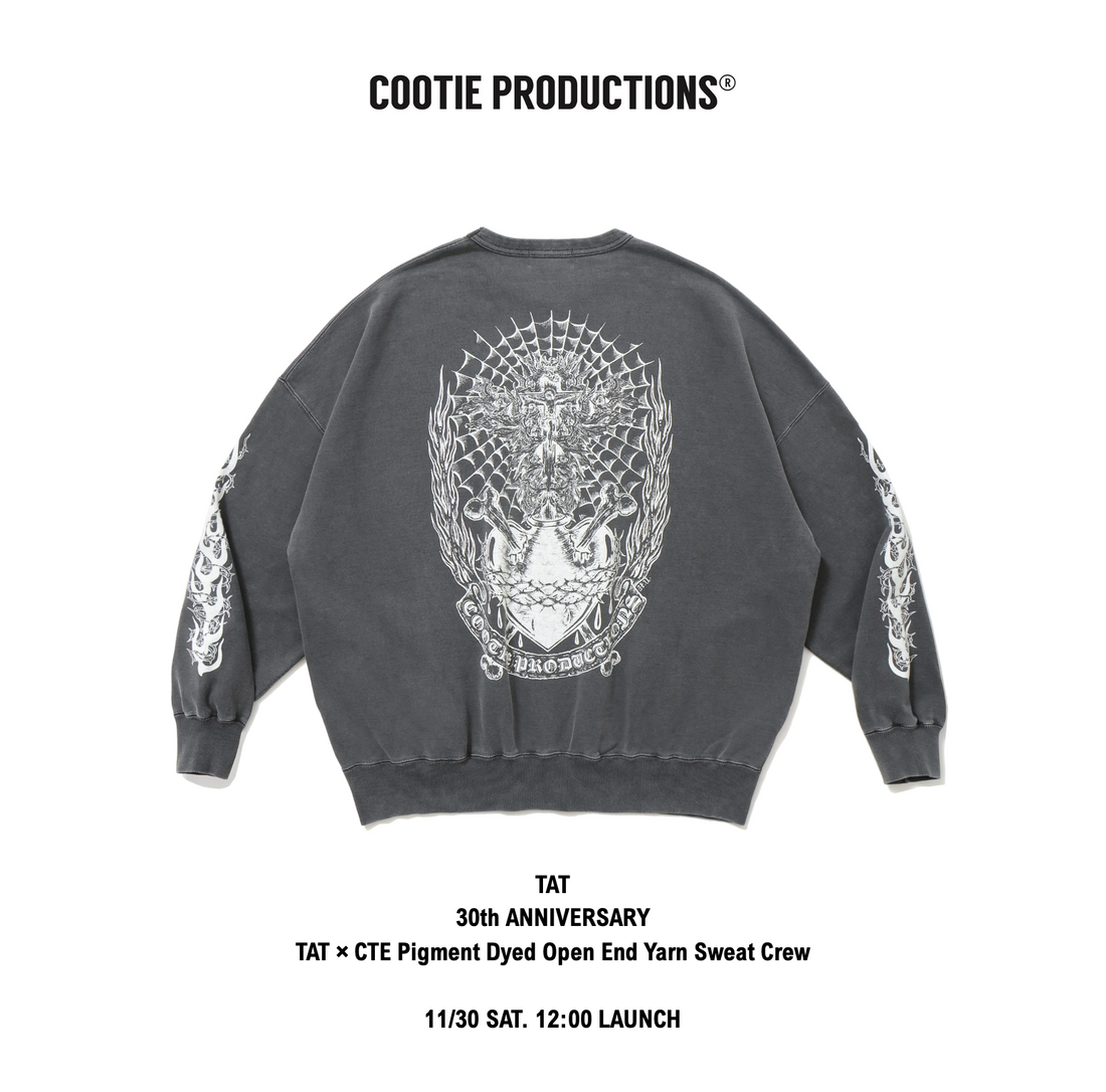 【TAT 2階】   COOTIE PRODUCTIONS × TAT 30th ANNIVERSARY ITEM 11/30 SAT. ARRIVAL