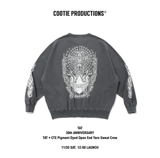 【TAT 2階】   COOTIE PRODUCTIONS × TAT 30th ANNIVERSARY ITEM 11/30 SAT. ARRIVAL