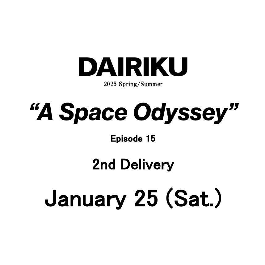 【TAT 1階】   DAIRIKU 1月25日 土曜日 発売。