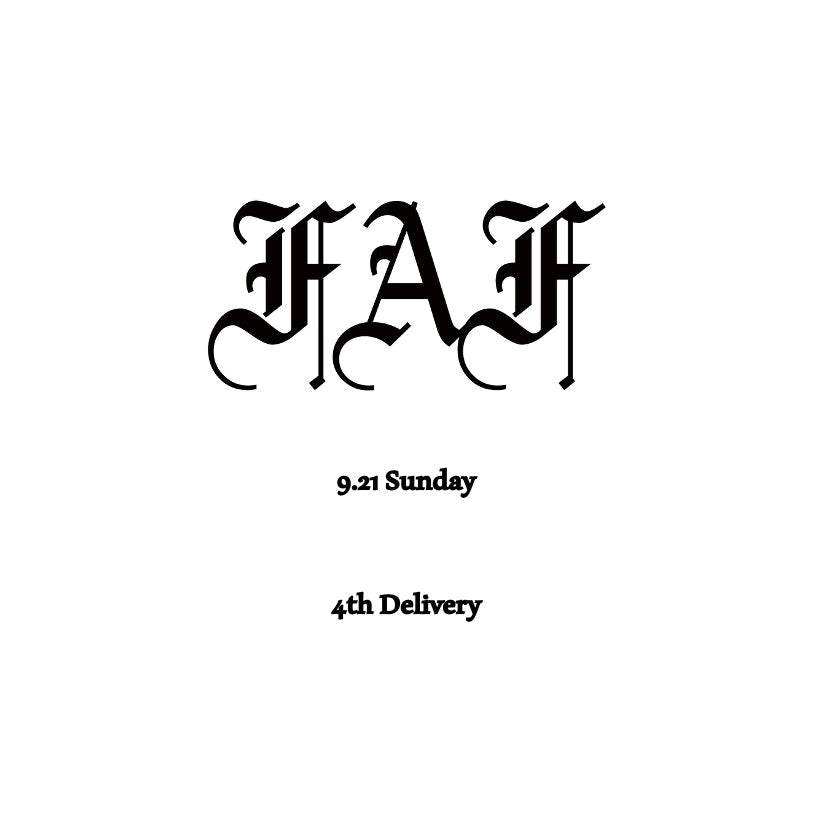 【TAT 1階】   FAF 9月21日 日曜日 発売。