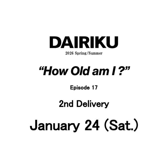【TAT 1階】   DAIRIKU 1月24日 土曜日 発売。