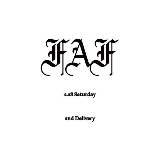 【TAT 1階】   FAF 2月28日 土曜日 発売。