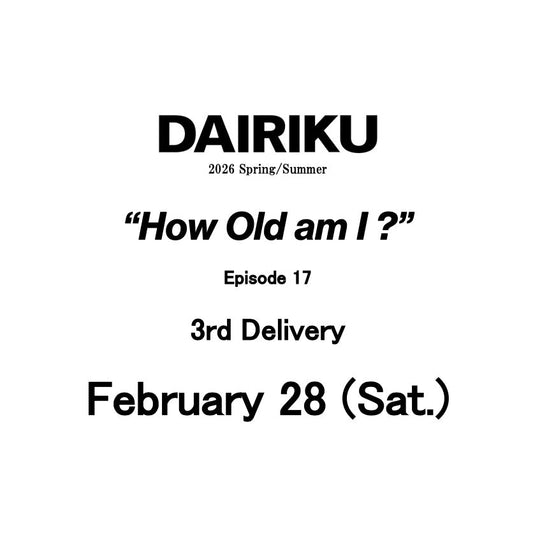 【TAT 1階】   DAIRIKU 2月28日 土曜日 発売。