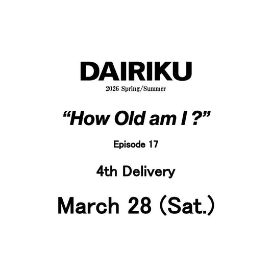 【TAT 1階】   DAIRIKU 3月28日 土曜日 発売。
