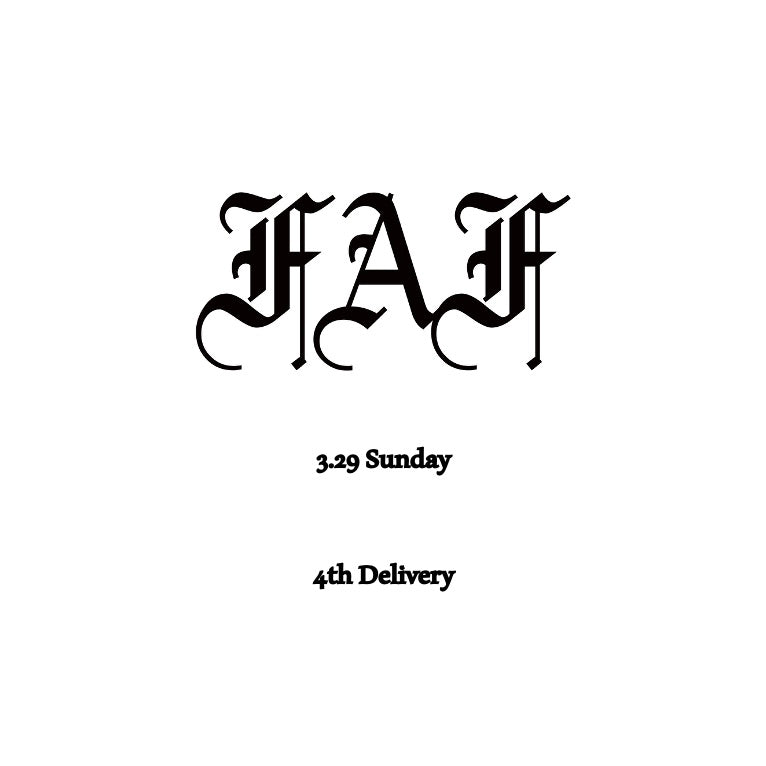 【TAT 1階】   FAF 3月29日 日曜日 発売。