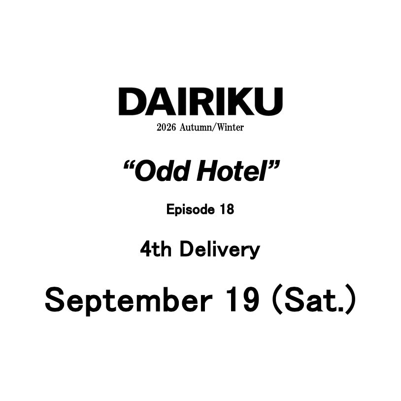 【TAT 1階】   DAIRIKU 9月19日 土曜日 発売。