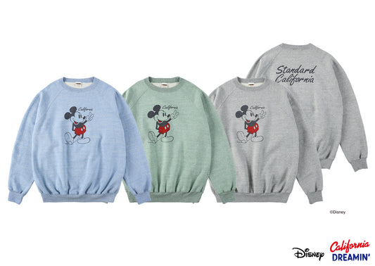 【ELECT 1F】STANDARD CALIFORNIA「DISNEY × SD 88/12 California Crew Sweat」入荷致しました !!