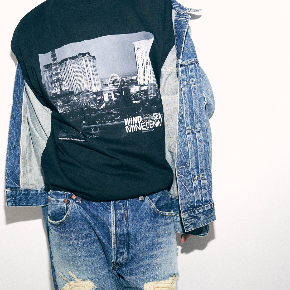 【TAT 2階】   WIND AND SEA × MINEDENIM Collaboration 7月27日 土曜日 12:00 発売開始。