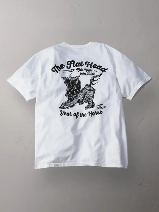 【JOB314】THE FLAT HEAD より2026年の干支Tシャツが入荷！！