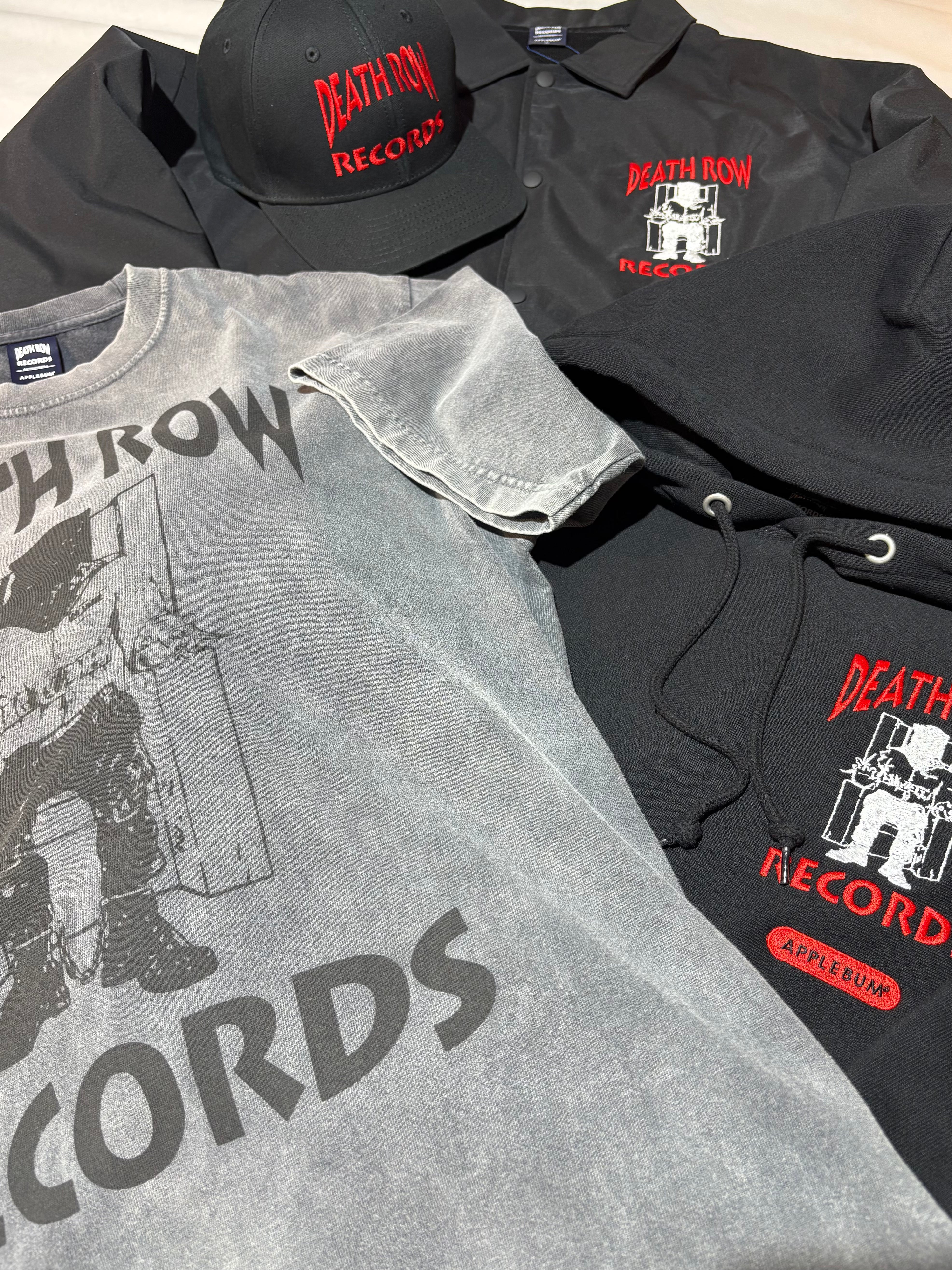 APPLEBUM “DEATH ROW RECORDS” Tシャツ APPLEBUM アップルバム “DEATH ROW RECORDS” T-shirt 12oz -WHITE-