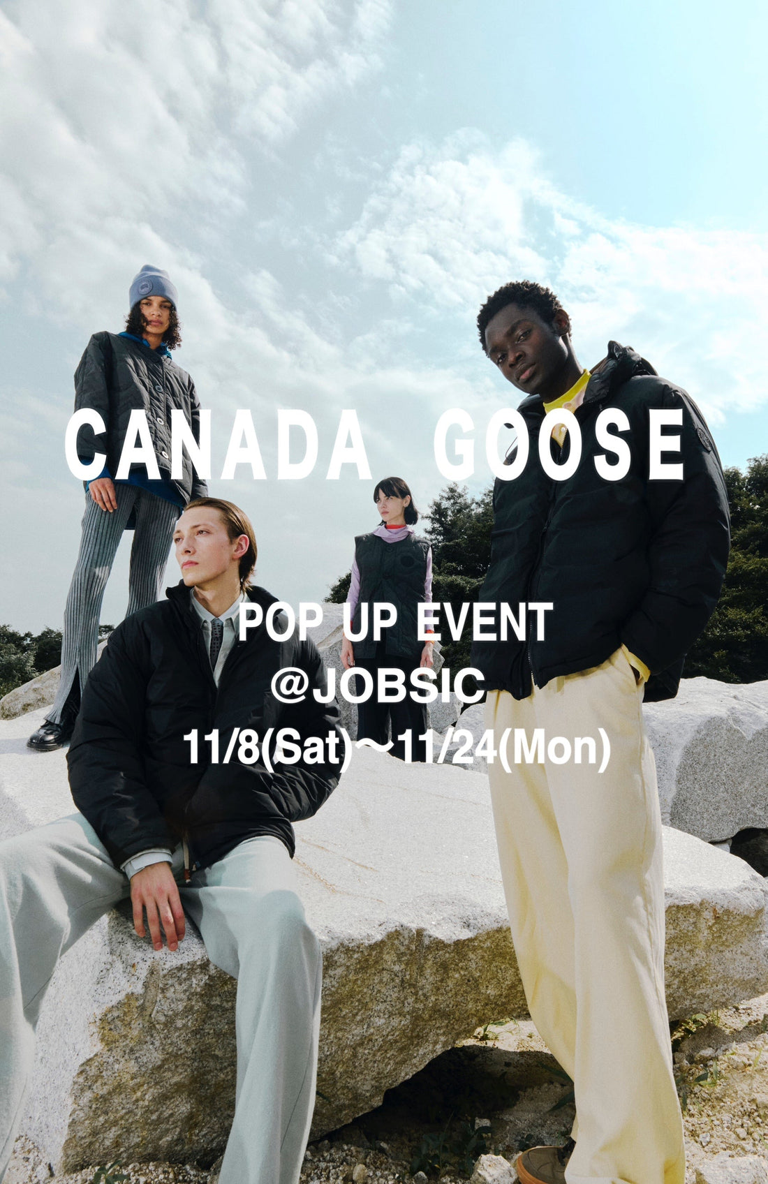 CANADA GOOSE Men’s 【Pop Up Event 】開催！