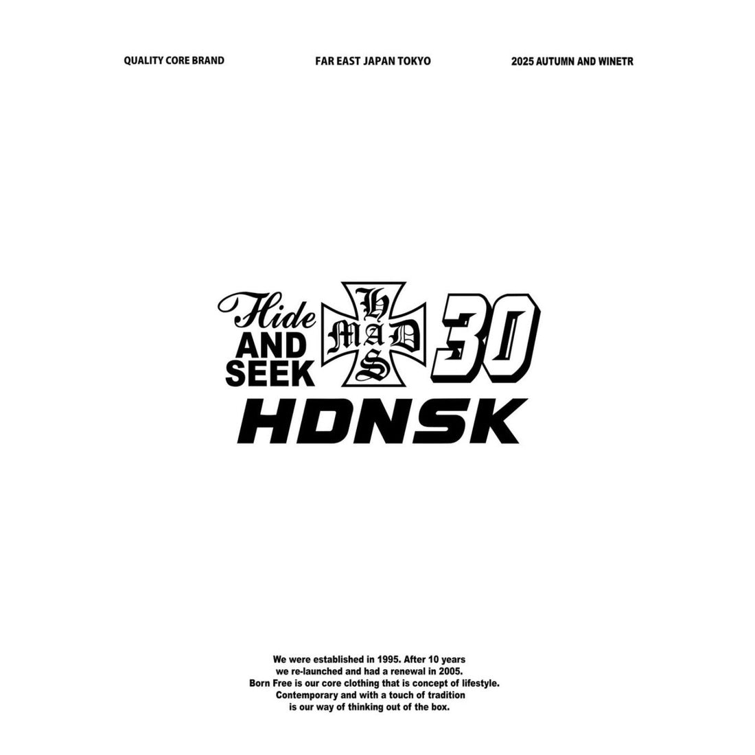 【TAT 2階】   HIDE AND SEEK 11月15日 土曜日 発売。