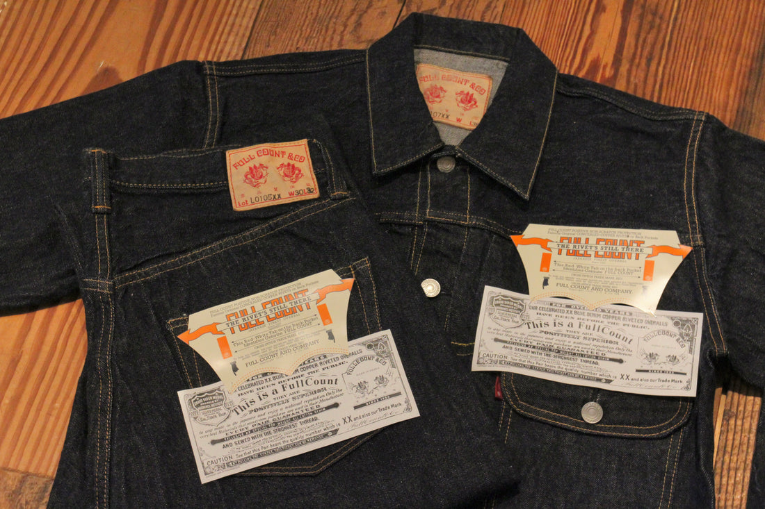 【JOB314】FULLCOUNT 新作のデニムジャケットとジーンズが入荷致しました！