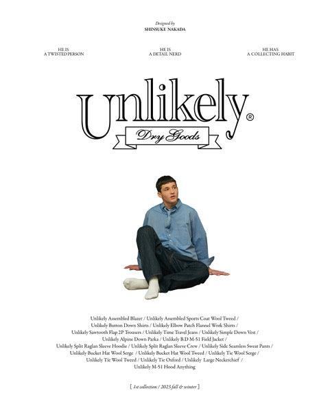 【ANYTIME】新規取り扱いブランド "Unlikely"