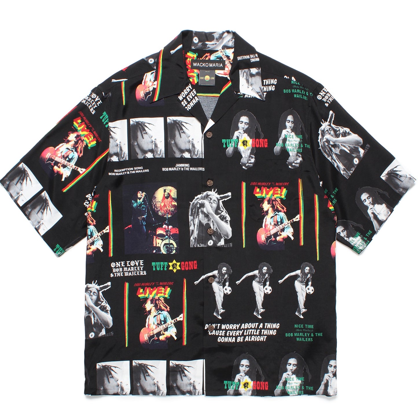 BOB MARLEY / HAWAIIAN SHIRT S/S ( TYPE-1 )