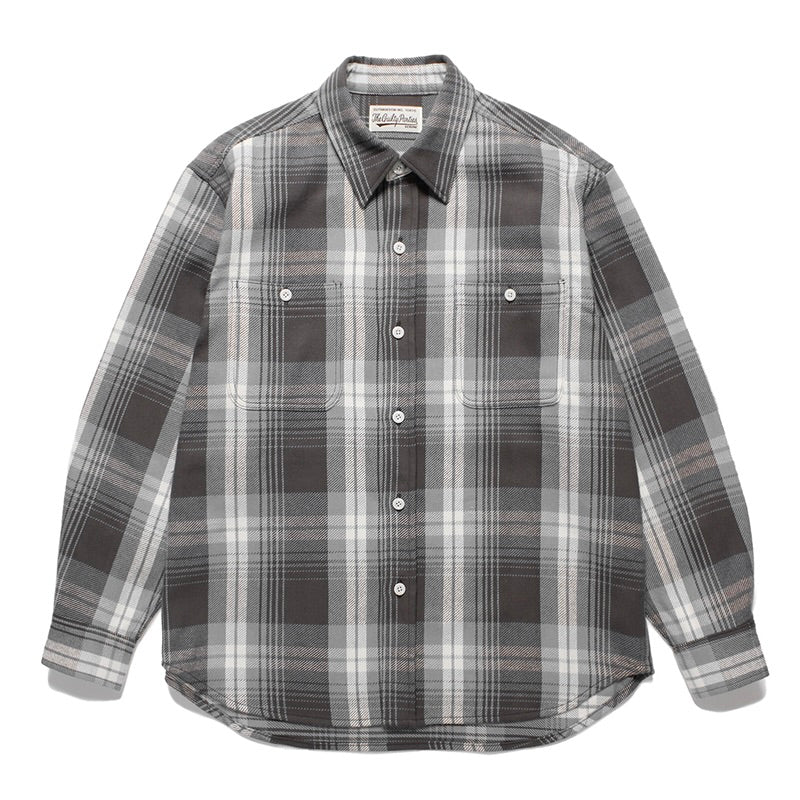 FLANNEL REGULAR COLLAR SHIRT ( TYPE-1 )