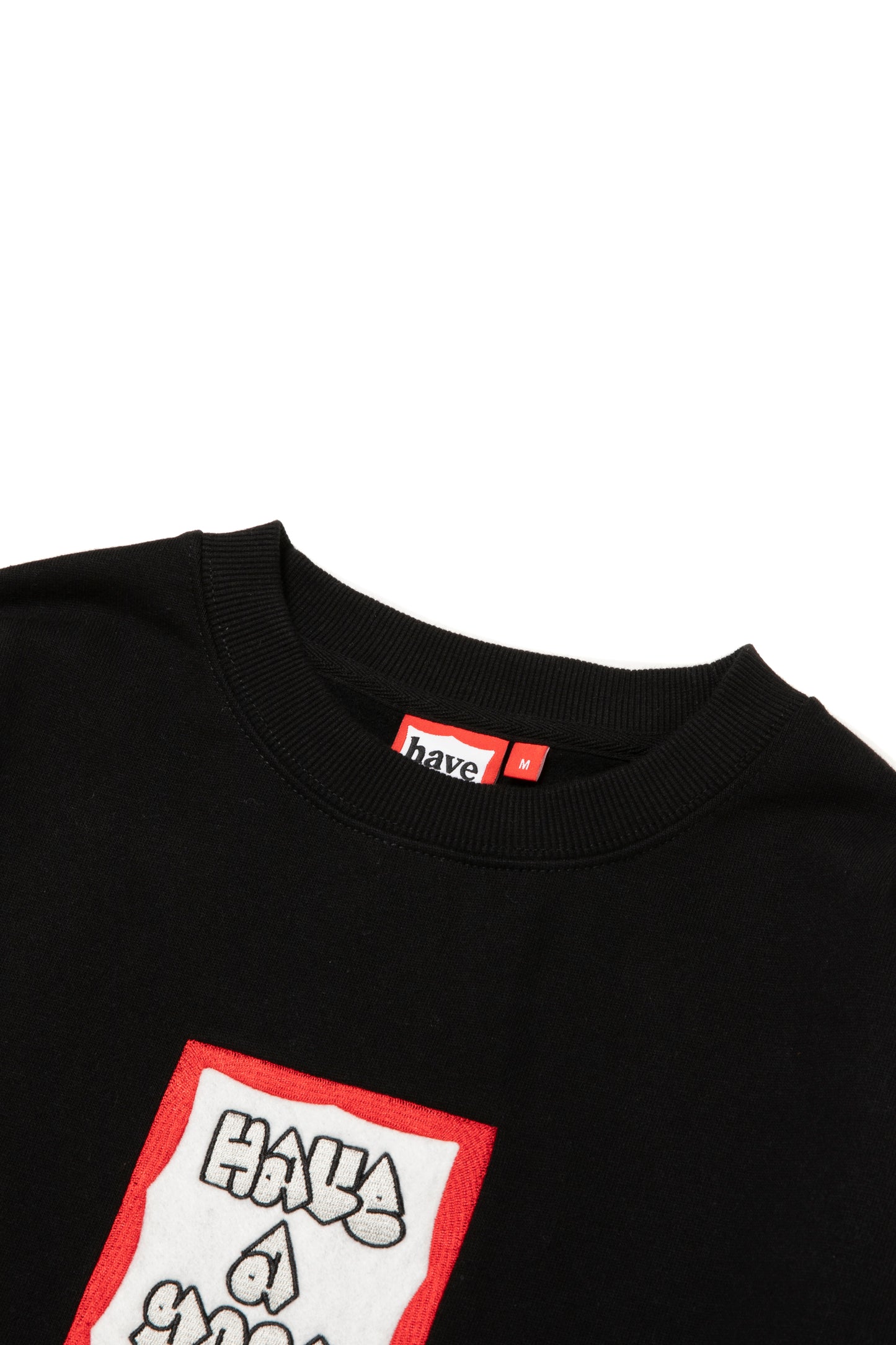 MOSU FRAME EMB CREWNECK FL