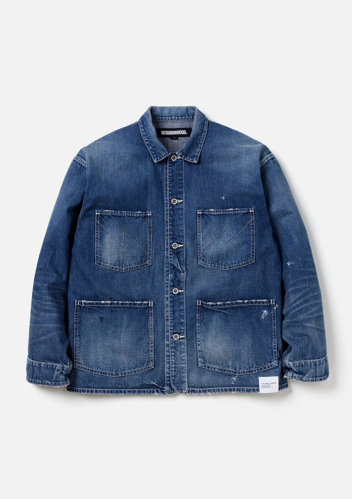 WASHED COVERALL JACKET