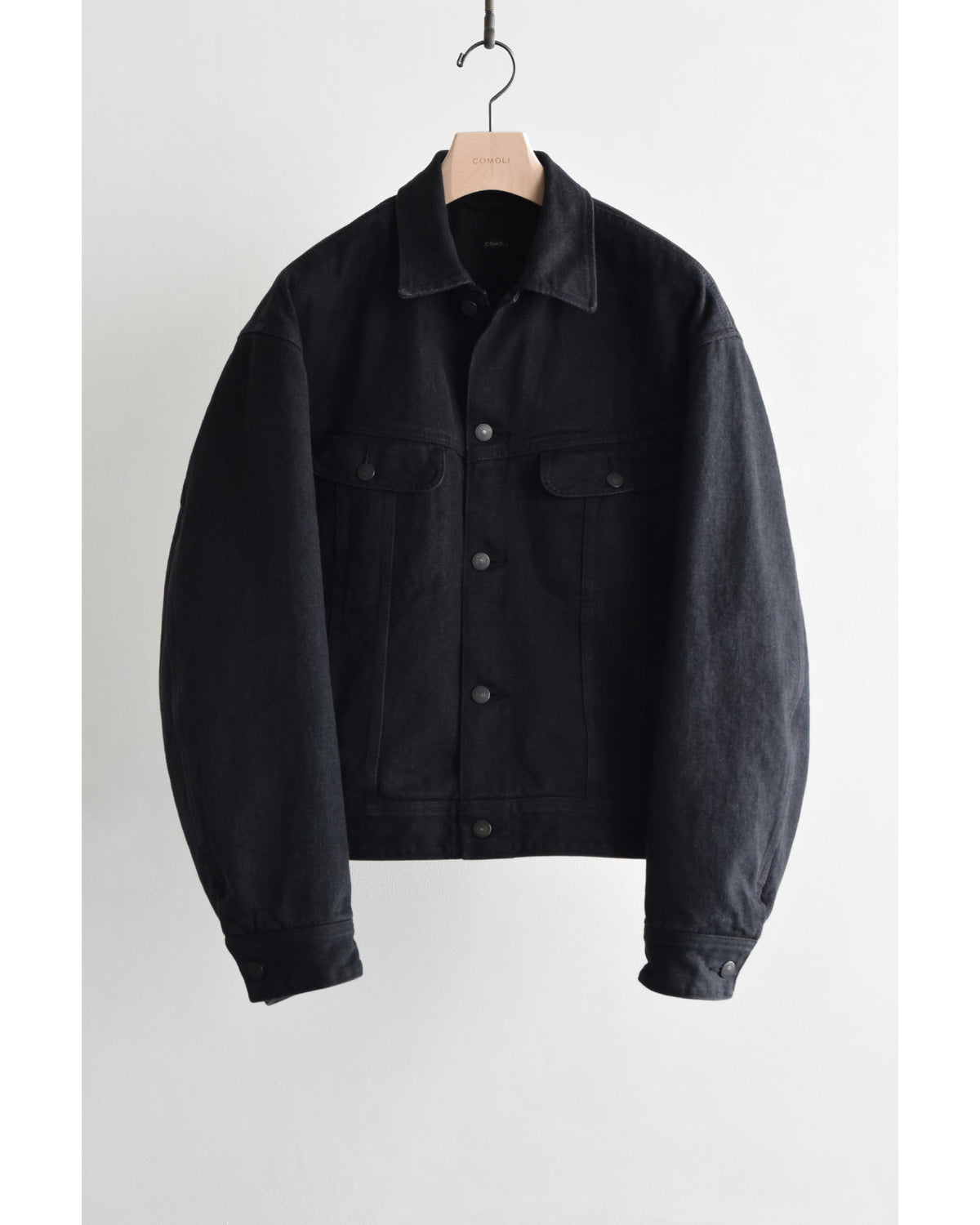 ブラックデニム ジャケット BLACK